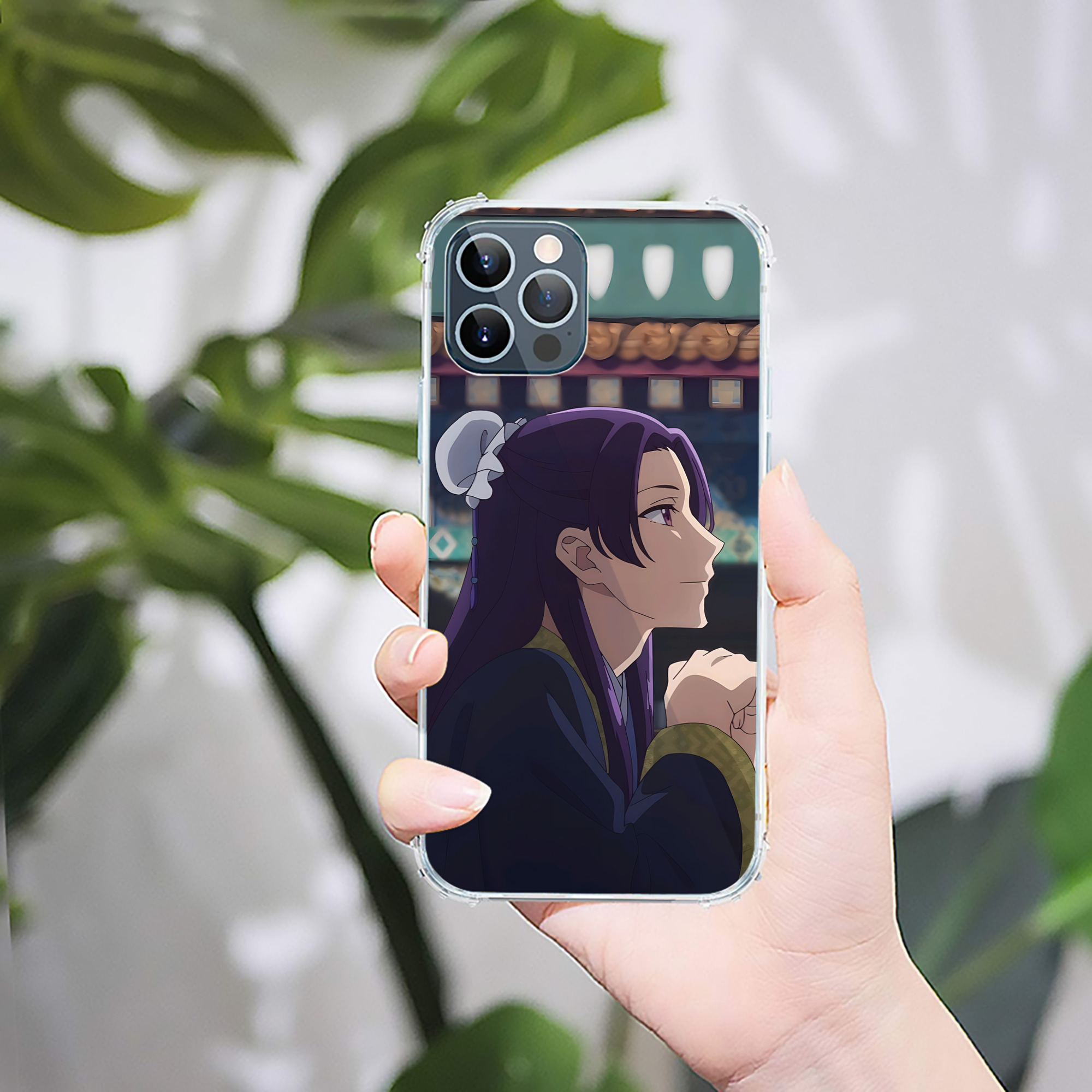 （画像用） 薬屋のひとりごと The Apothecary Diaries 【iPhone 12シリーズ対応】透明スマホケース（クリアソフトケース）
